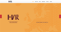 Desktop Screenshot of hvrental.com
