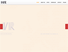 Tablet Screenshot of hvrental.com